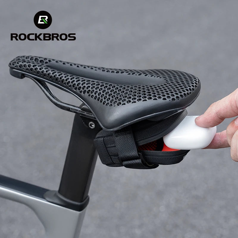 ROCKBROS Mini Bicycle Saddle Bag Lightweight 0.35L Rainproof Cycling Tail Bag