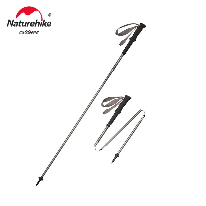 Naturehike Lightwind Pro Folding Trekking Poles 35–130cm Ultralight Aluminium Walking Stick