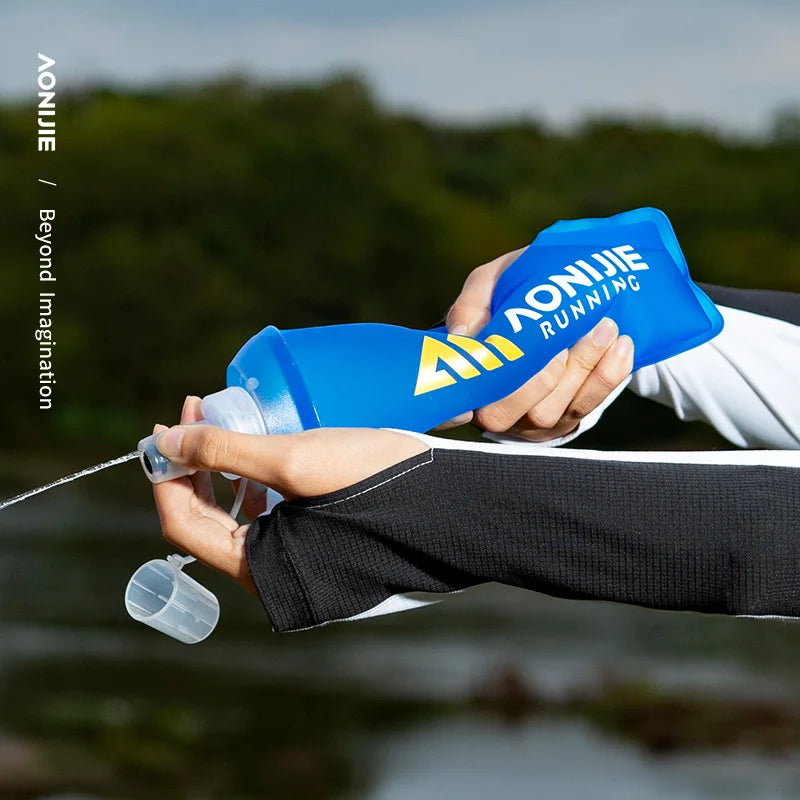 AONIJIE SD71 500ml BPA Free Soft Flask TPU Portable Running Water Bottle for Sports Hydration