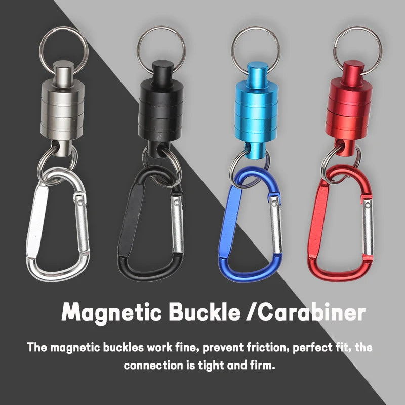 JIGEECARP Magnetic Quick Release Clip Carabiner Fishing Lanyard Keychain Hook