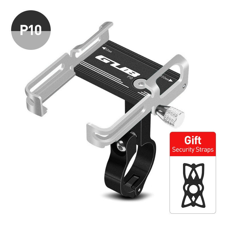 GUB G81 G-81 Aluminum Bicycle Phone Holder For 3.5-6.2 inch Smartphone Adjustable Support GPS Bike