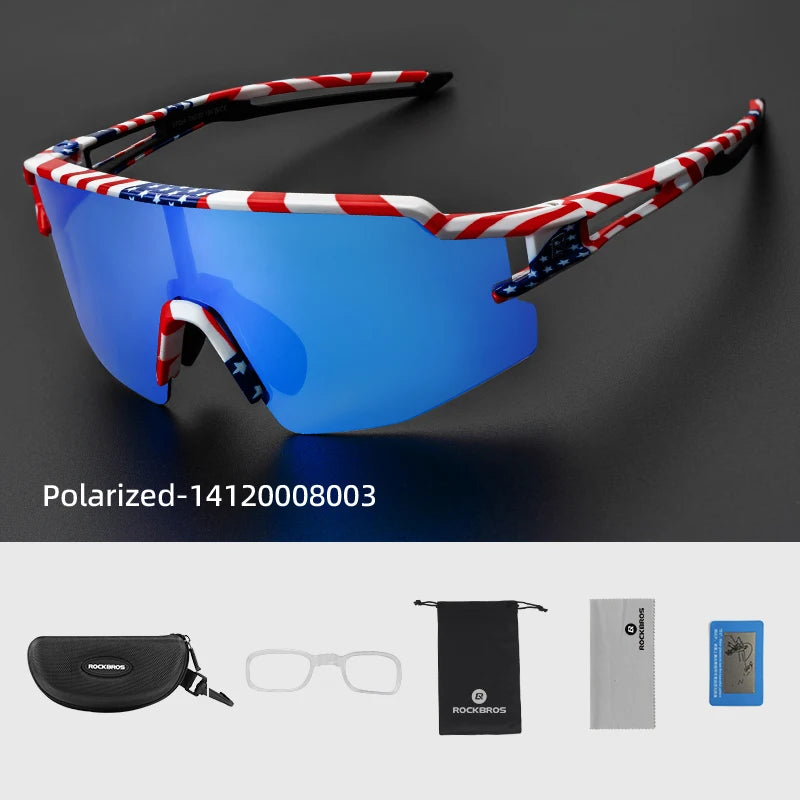 ROCKBROS Photochromic / Polarised Cycling Glasses UV400 Lightweight Road & MTB Sunglasses