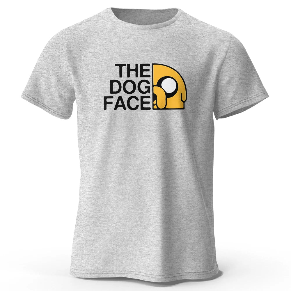 Men's Jake The Dog Printed T-Shirt Oversized Funny Graphic Tee for Men & Women