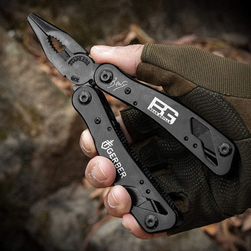 11 in 1 Multifunctional Tool Portable Stainless Steel Folding Knife Pliers Outdoor Survival Tool