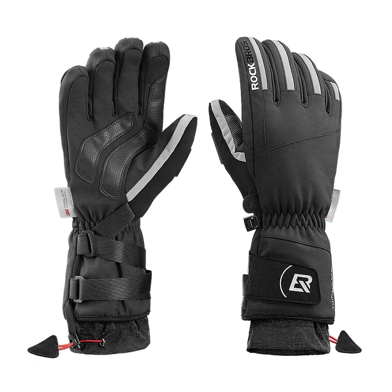 Winter Thermal Waterproof Gloves with Touch Screen Function for Skiing, Cycling & Motorcycling