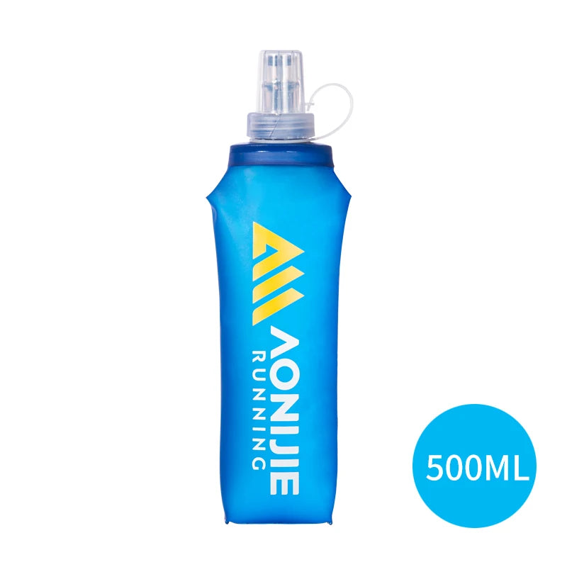 AONIJIE SD30 250ml/500ml Soft Collapsible Water Flask TPU BPA-Free Bottle for Running & Hiking Packs