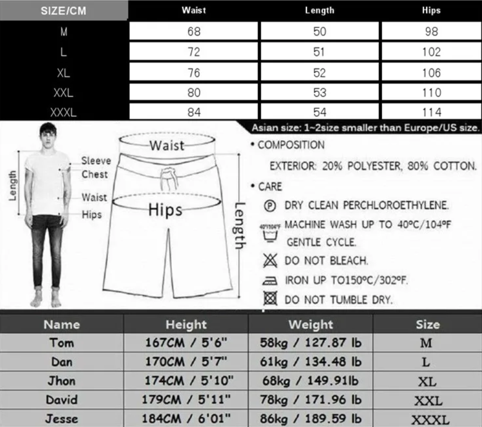 Men’s Solid Colour Ripped Shorts Wild Style Jogger Workout Knee-Length Pants with Drawstring Waist