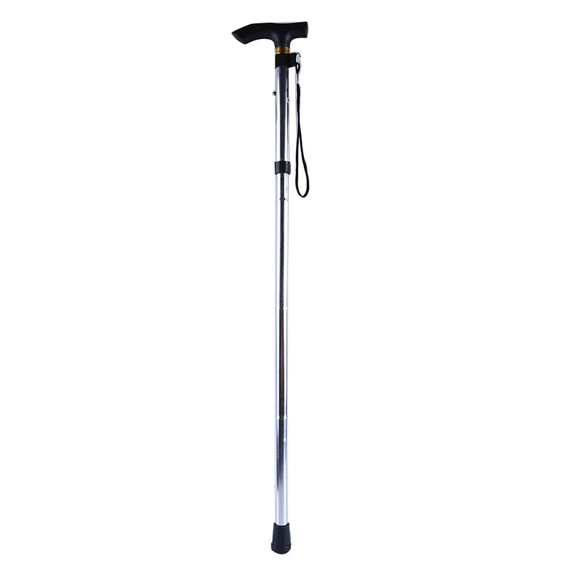 Foldable Telescopic Walking Stick – Lightweight Aluminium Cane for Hiking & Elderly Support