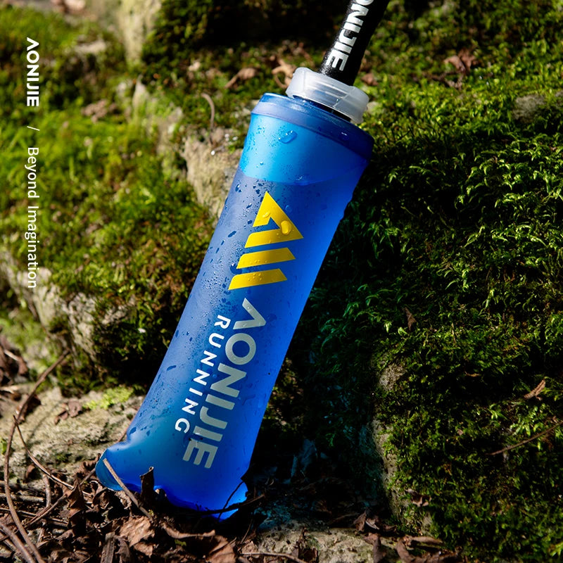 AONIJIE SD30 250ml/500ml Soft Collapsible Water Flask TPU BPA-Free Bottle for Running & Hiking Packs
