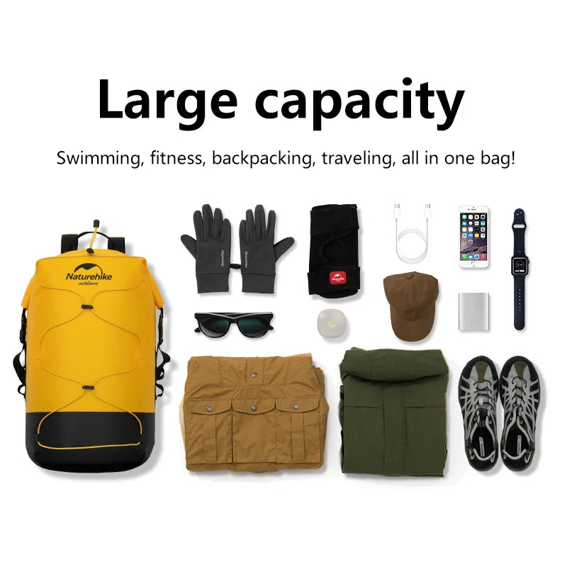 TB03 TPU Wet & Dry Waterproof Bag Outdoor Swimming Diving Rafting Snorkelling Travel Pack
