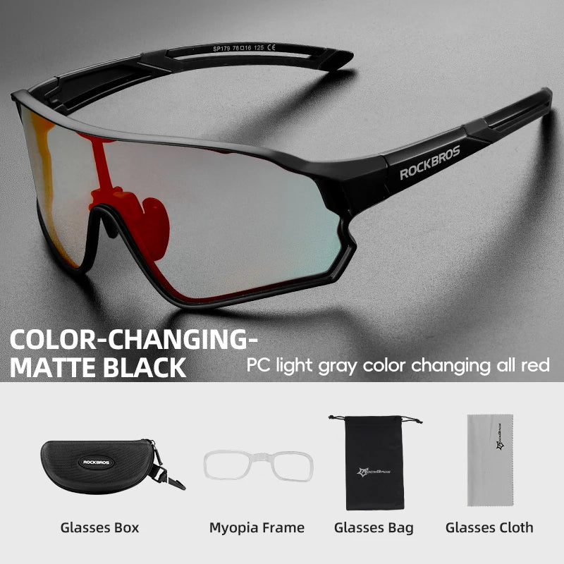 ROCKBROS SP179 Polarized UV400 Cycling Glasses – Road & MTB Eyewear | ROCKBROS