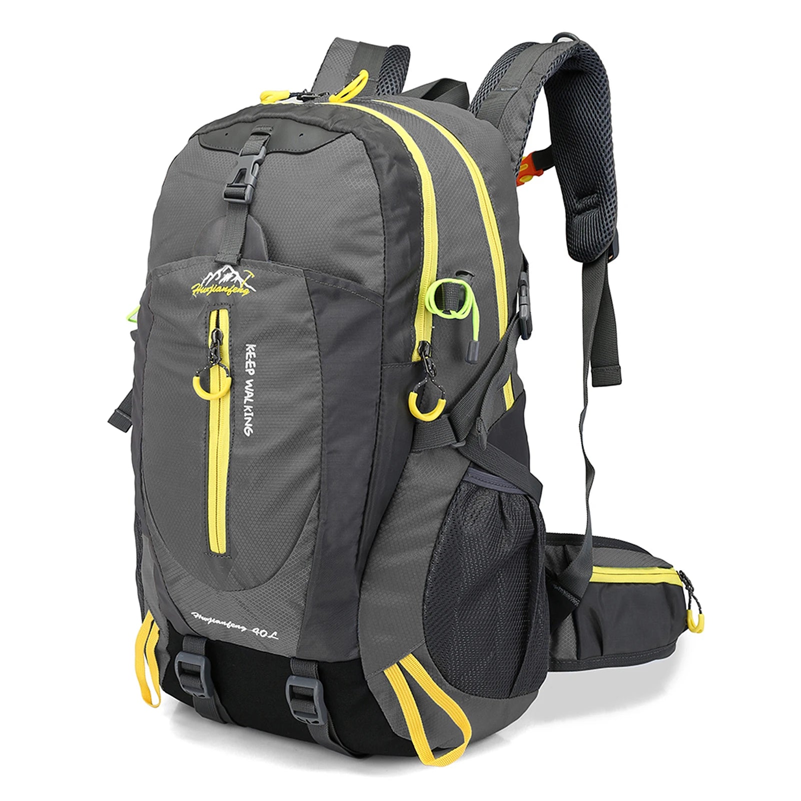 40L Nylon Water Resistant Backpack – Lightweight Outdoor Daypack for Hiking & Travel