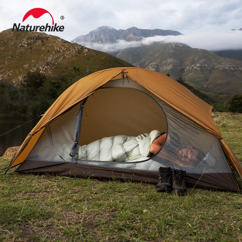 Cycling Tent 1-Person Ultralight Double-Layer Trekking Shelter for Hiking, Camping & Bikepacking