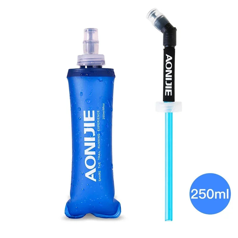 AONIJIE SD09 SD10 250ml/500ml Soft Flask Collapsible TPU Water Bottle for Running & Hydration Packs