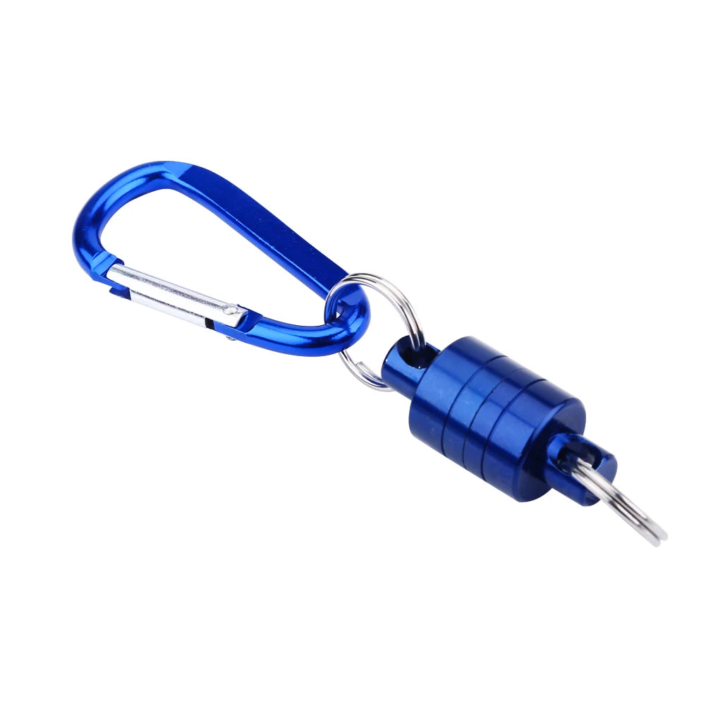Magnetic Fishing Net Release Clip Portable Landing Net Holder Carabiner Tool