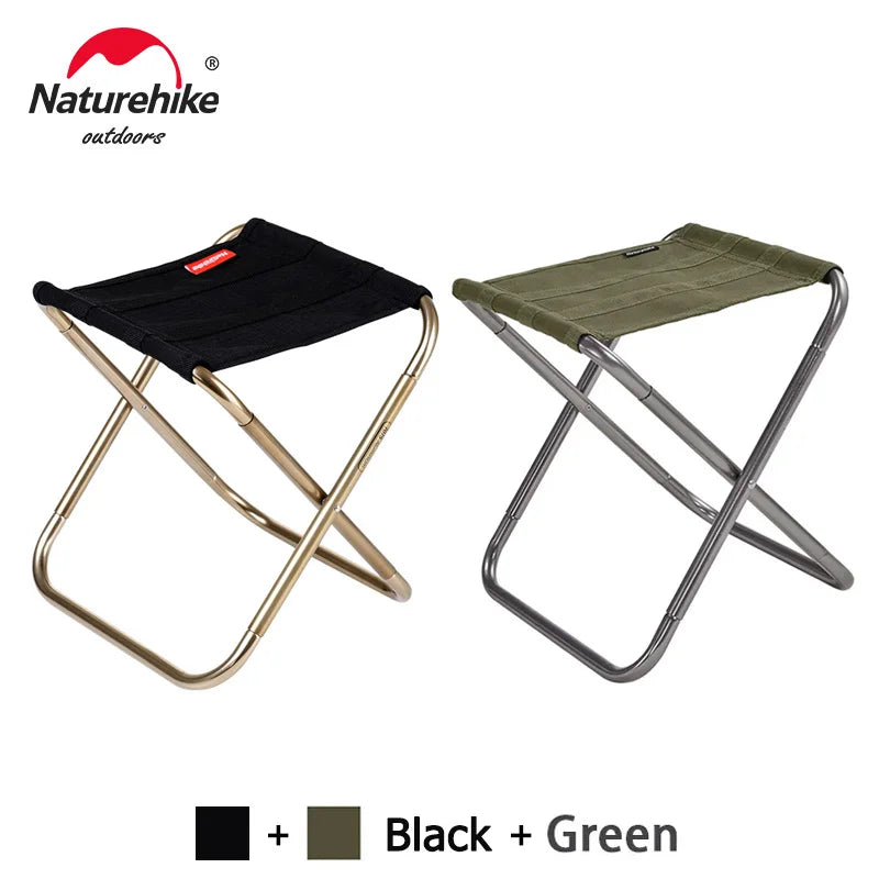 Lightweight Aluminium Outdoor Camping Stool Folding Portable Fishing Hiking Seat NH17Z012-L