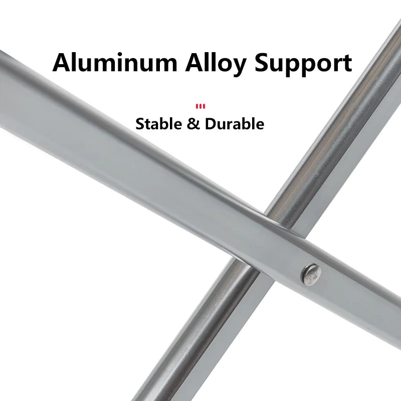 L01 Ultralight Portable Camping Stool Quick-Open Folding Aluminium Hiking Travel Picnic Seat