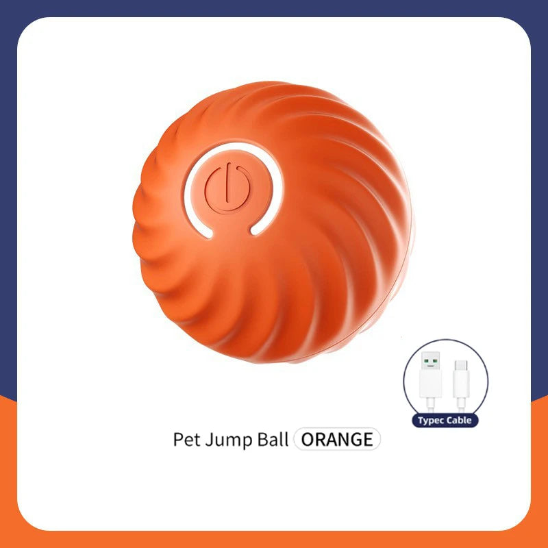 Smart Interactive Dog Toy Ball – USB Rechargeable, Automatic Bouncing & Durable Design for Pets
