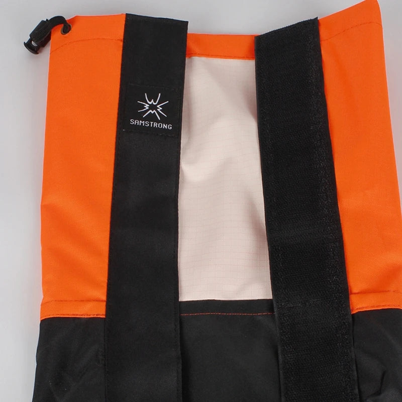 Waterproof Nylon Hiking Gaiters – Long Leg Covers for Outdoor Protection