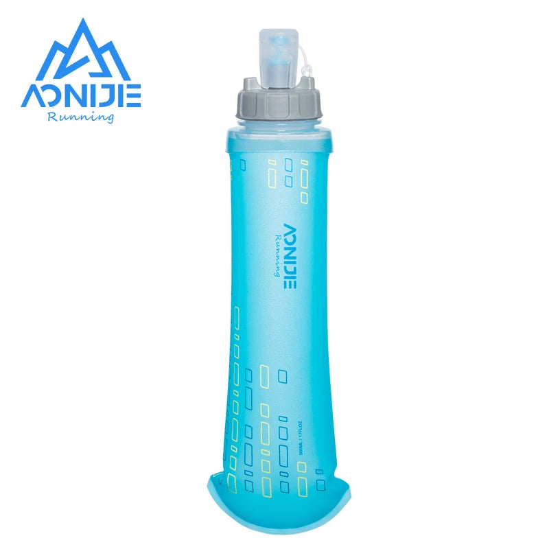 AONIJIE SD24 500ml BPA-Free Soft Flask Water Bottle with Pull or Rotary Switch for Running & Hiking
