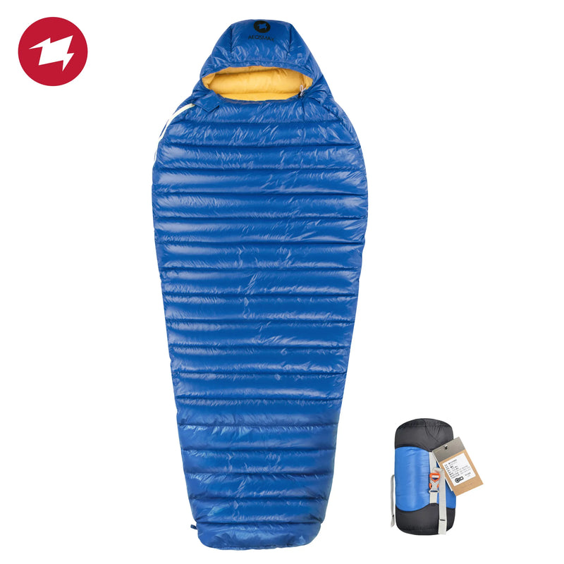 AEGISMAX LETO 2 Degree 700FP Ultra Dry Goose Down Sleeping Bag Ultralight Bag for Men & Women