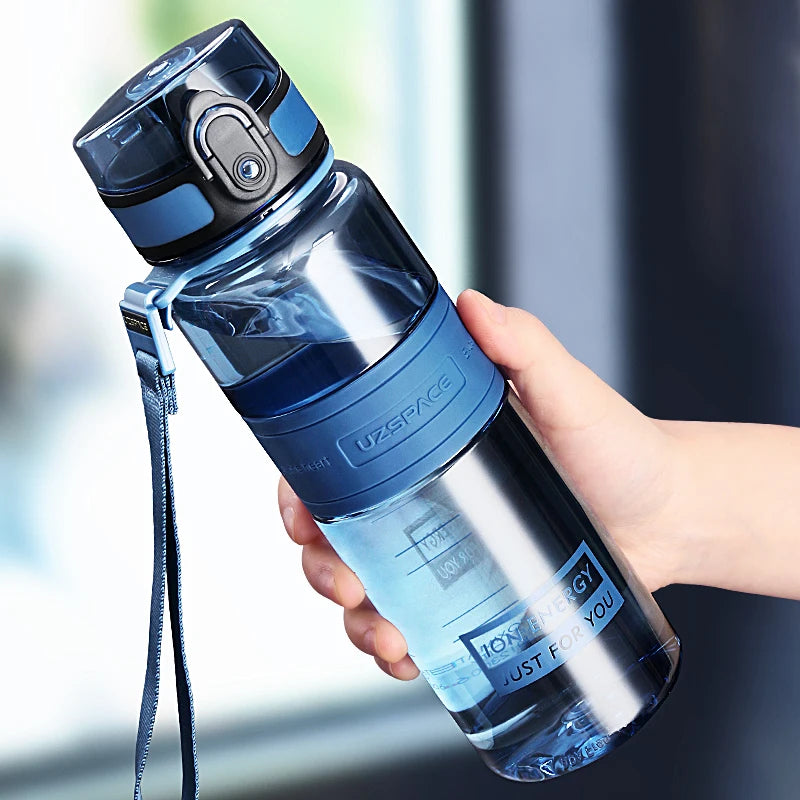 500ml/1000ml Leakproof BPA-Free Sports Water Bottle with Tea Infuser | UZSPACE