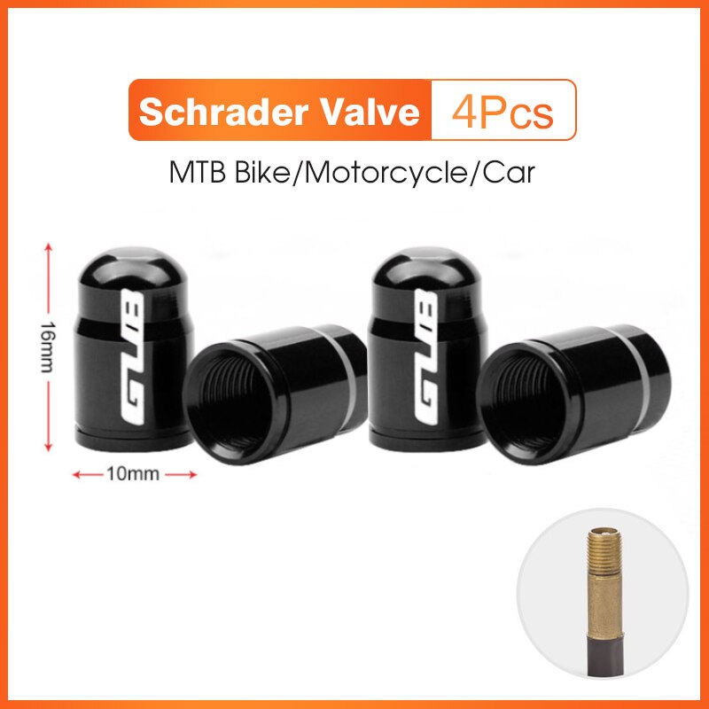 2pcs Aluminum Bicycle Tire Valve Cap Ultralight Mountain Road Bike Tyre Cap Schrader/Presta Tire