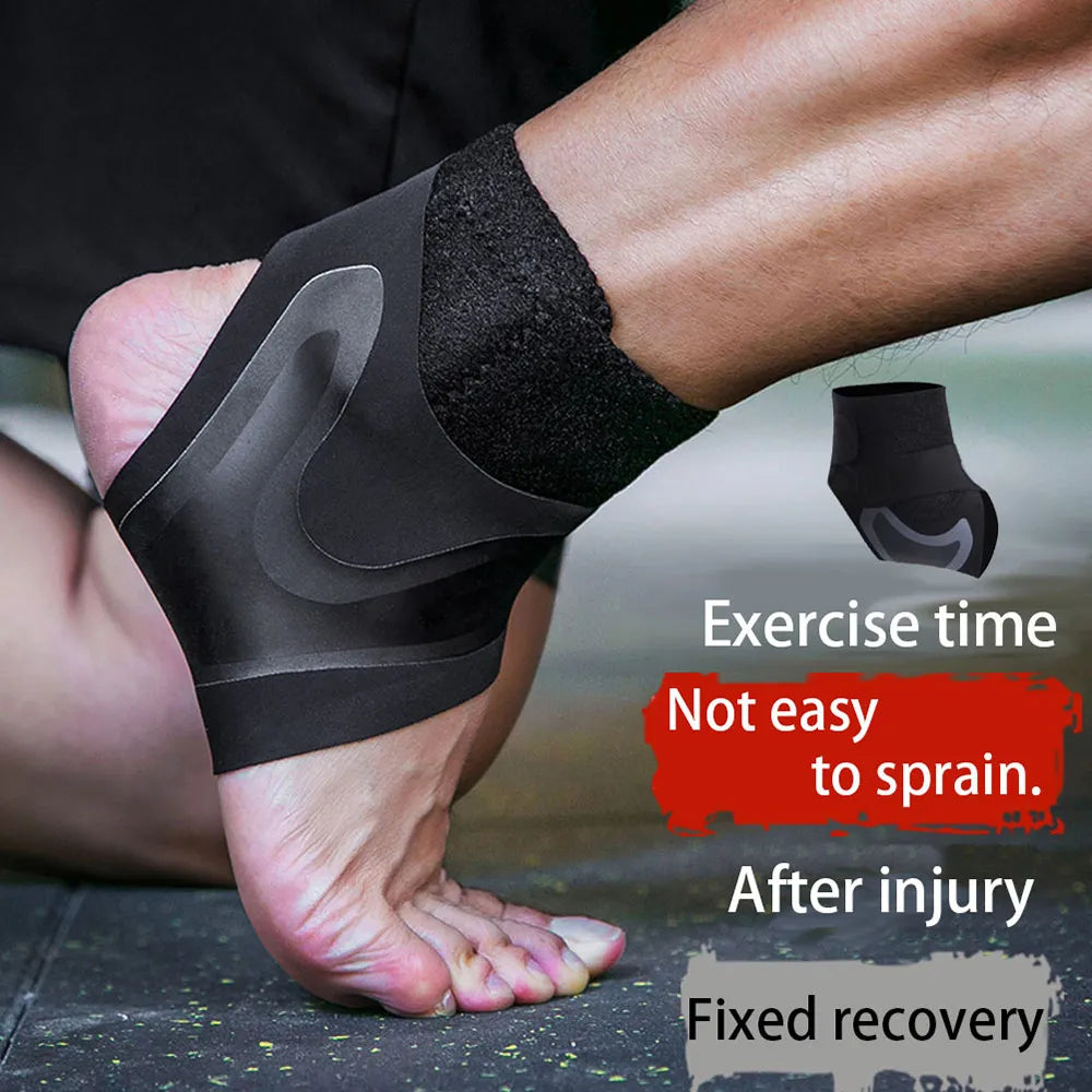 Sports Ankle Brace Adjustable Compression Ankle Support Elastic Ankle Guard Pain Relief Strap