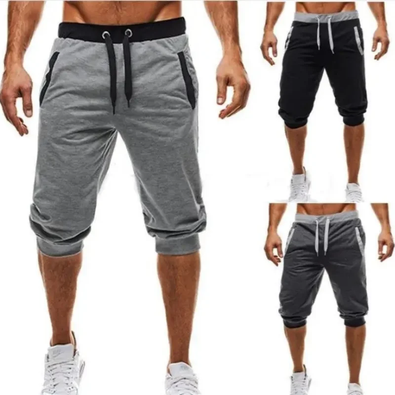Men’s Summer Cotton Shorts – Breathable Casual Gym & Beach Wear