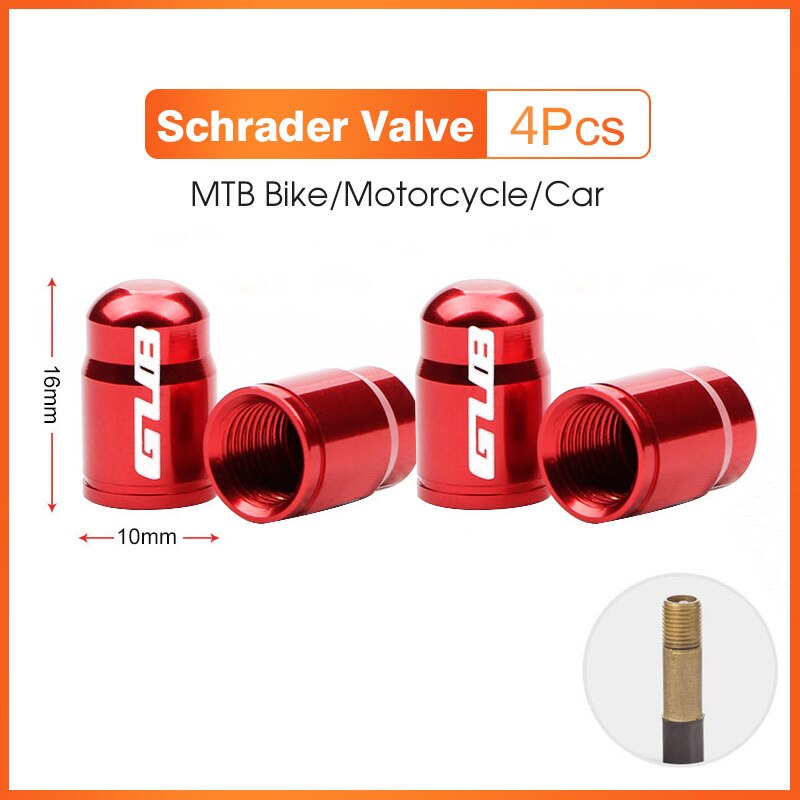 2pcs Aluminum Bicycle Tire Valve Cap Ultralight Mountain Road Bike Tyre Cap Schrader/Presta Tire