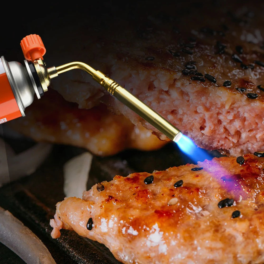 Portable Butane Gas Torch – High-Temperature Flame Gun for Welding, Soldering & Cooking Use