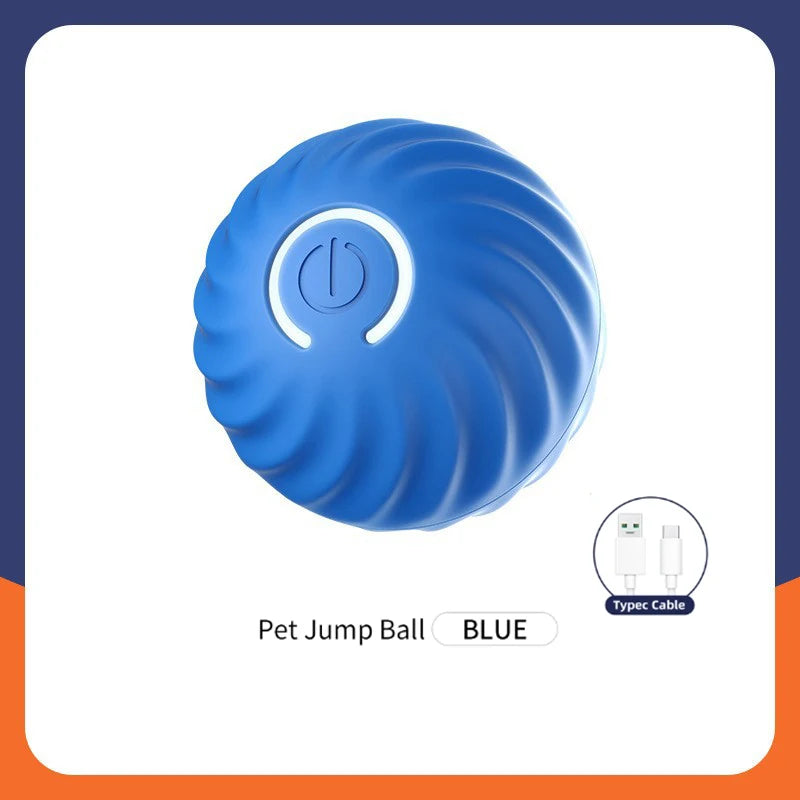 Smart Interactive Dog Toy Ball – USB Rechargeable, Automatic Bouncing & Durable Design for Pets
