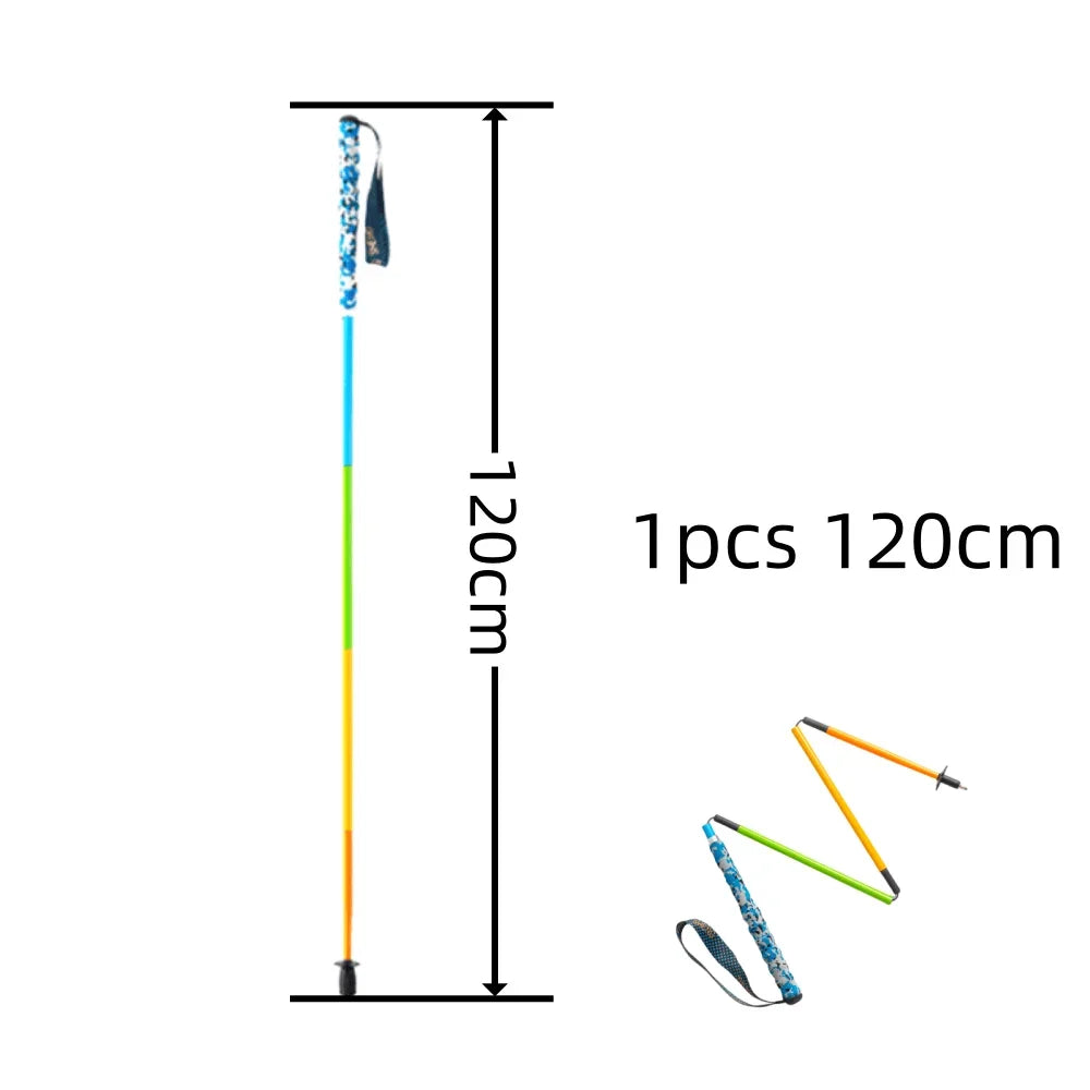 Ultra-Lightweight Foldable Carbon Fiber Trekking Poles – Hiking Sticks for Mountain Climbing/Walking