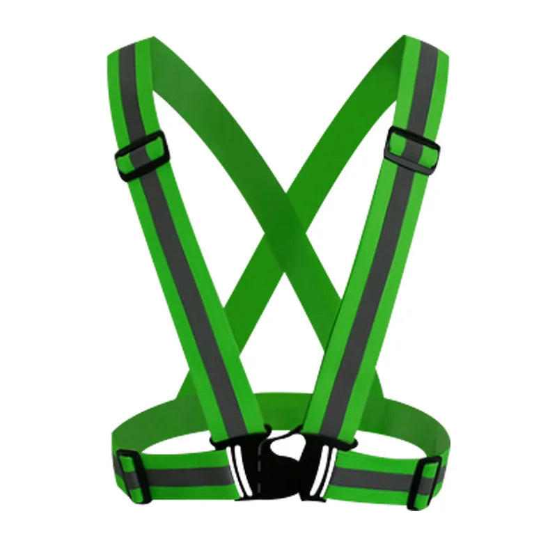 IZTOSS Reflective Safety Vest – Adjustable Night Running & Riding Strap for Adults & Kids