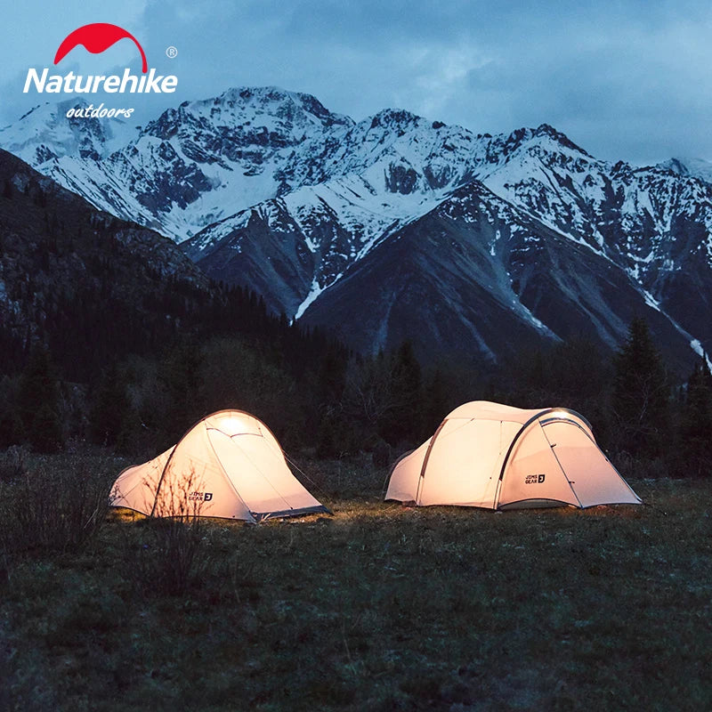 Osaka Tunnel Ultralight Camping Tent for 1–2 People – Waterproof Four-Season Shelter (NATUREHIKE)