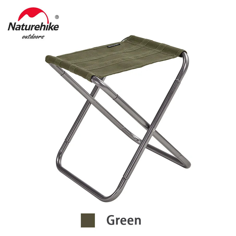 Lightweight Aluminium Outdoor Camping Stool Folding Portable Fishing Hiking Seat NH17Z012-L