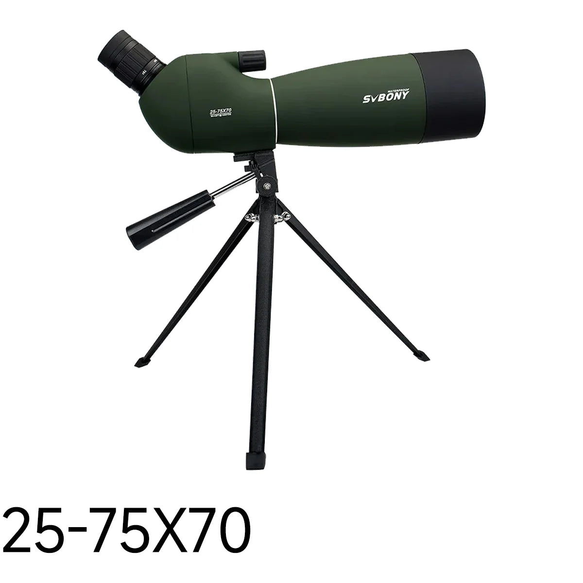 SVBONY SV28 Spotting Scope – 25-75x FMC BAK4 Zoom Telescope with Tripod for Birdwatching & Shooting