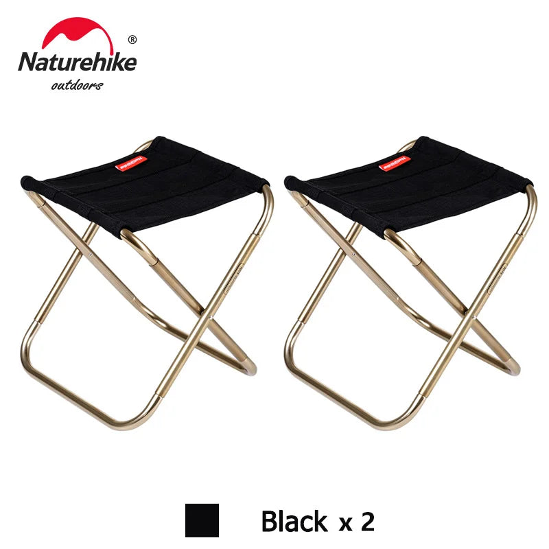 Lightweight Aluminium Outdoor Camping Stool Folding Portable Fishing Hiking Seat NH17Z012-L