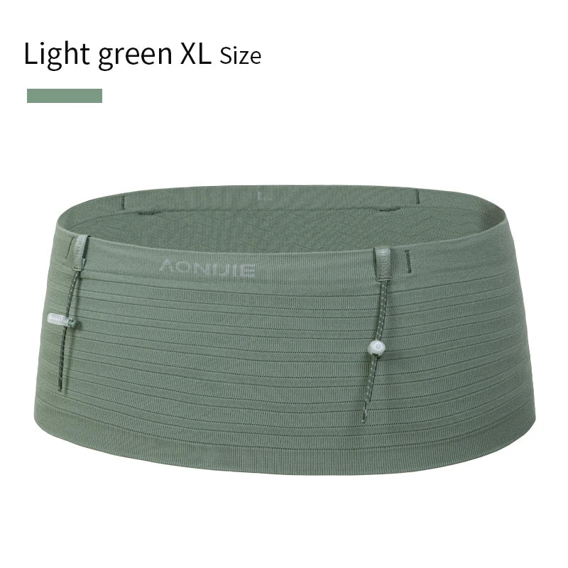 AONIJIE W8116 Elastic Sports Waist Bag Running Race Number Belt for Triathlon, Marathon & Cycling