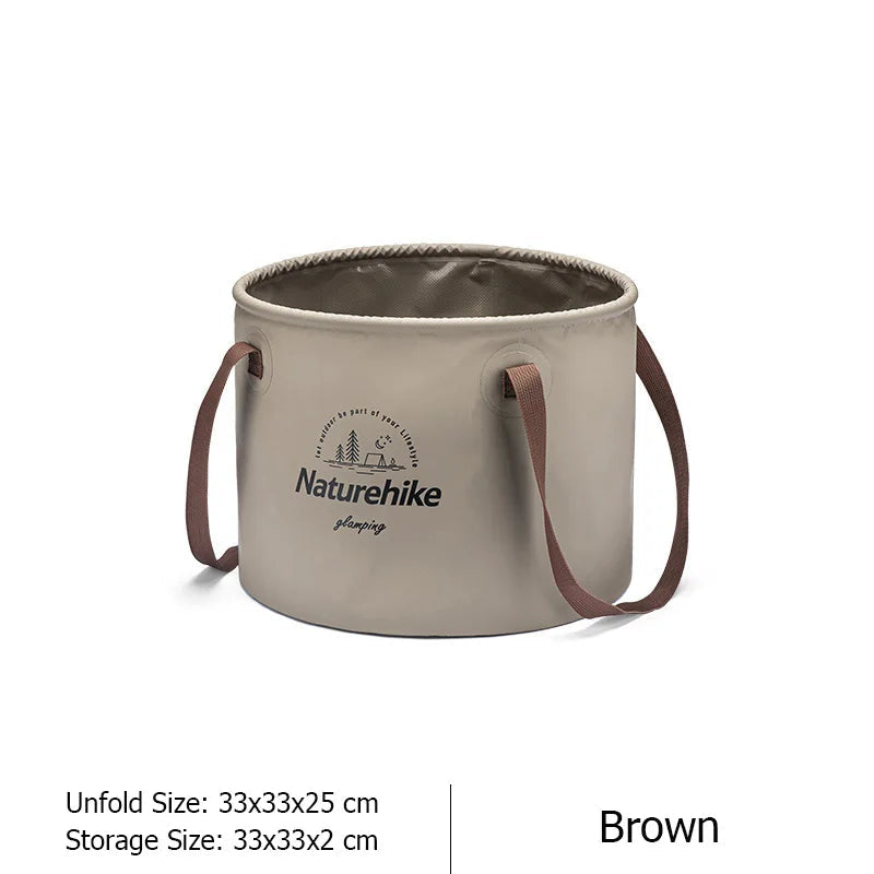 Waterproof Foldable Basin Portable Travel Bucket Large Capacity Outdoor Round Folding Bowl