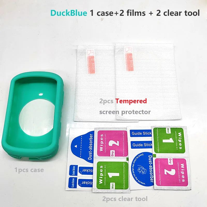 ZETCHIY Case & Tempered Glass Screen Protector for Garmin Edge 130 520 530 830 1030 1040