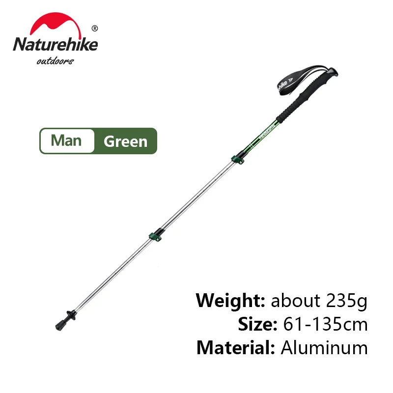 Naturehike ST01 Telescopic Walking Stick – Ultralight Trekking Pole for Adults & Children