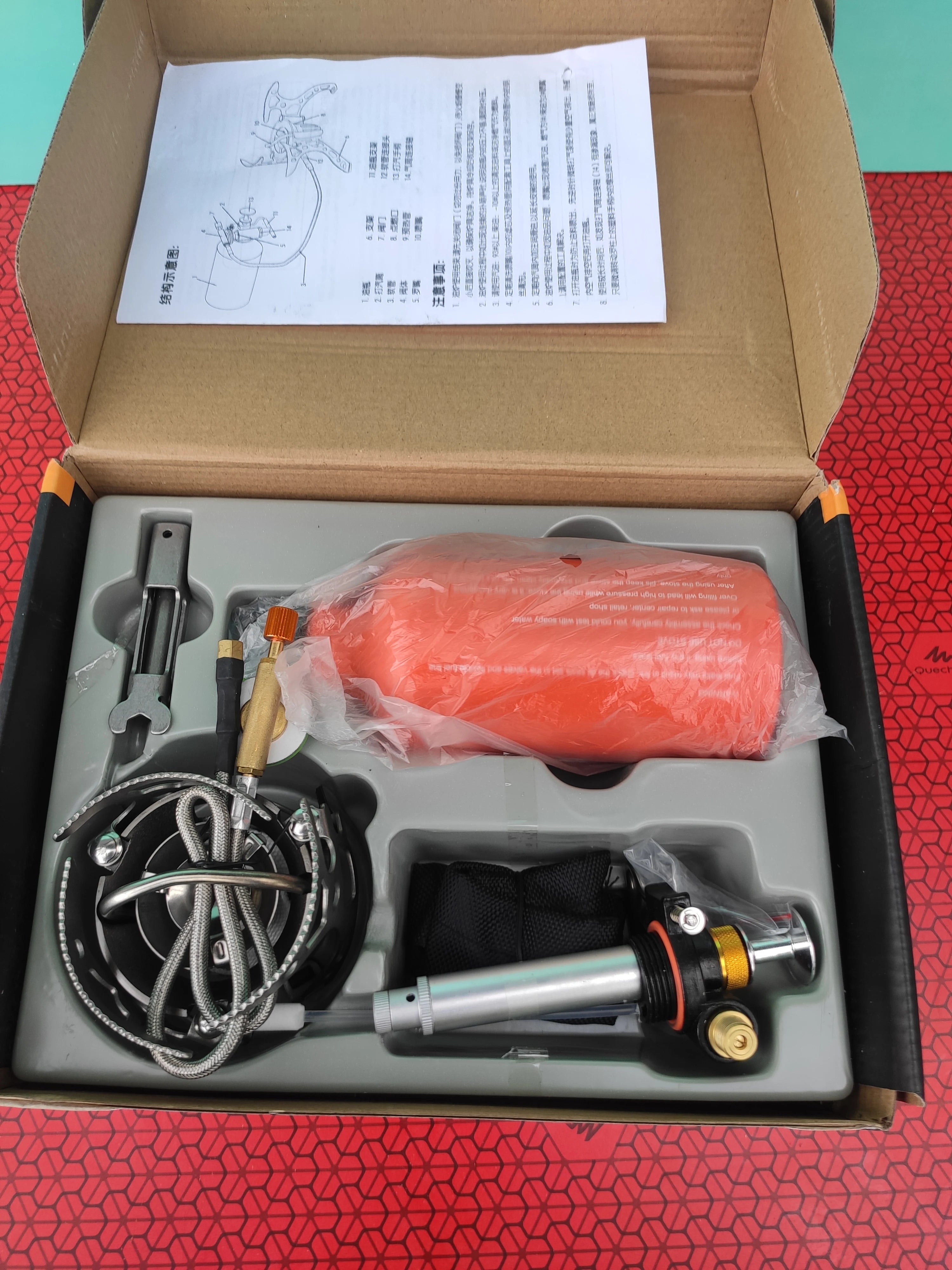Portable Outdoor Gasoline Stove Camping Oil/Gas Multi-Use Burners Hiking Picnic Cooker