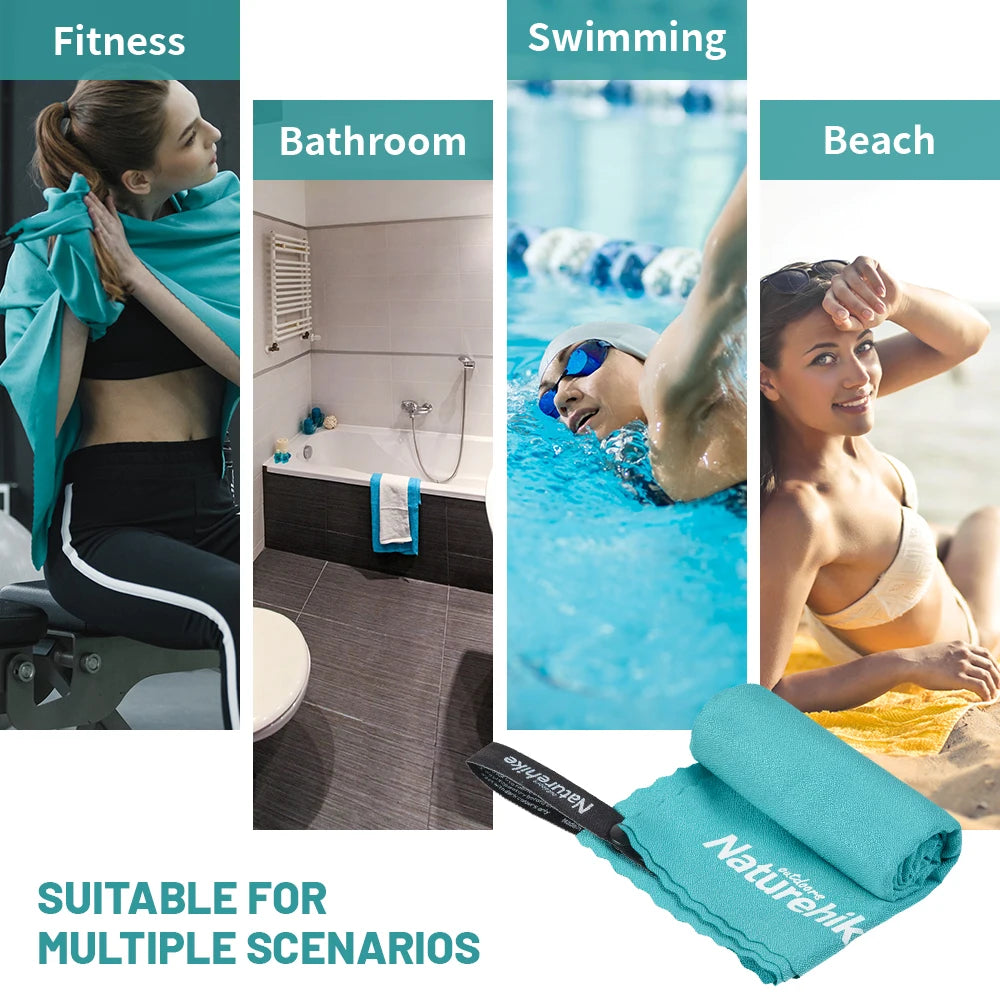 Beach Towel Microfiber Quick-Dry Ultralight Camping Swimming Gym Travel Sports Towel