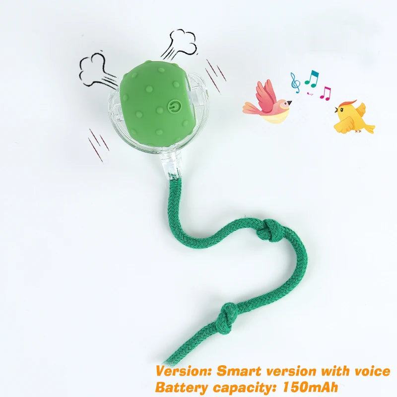 Smart Interactive Dog Ball Toy – Automatic Rolling, Rechargeable & Obstacle-Avoidance Play for Pets