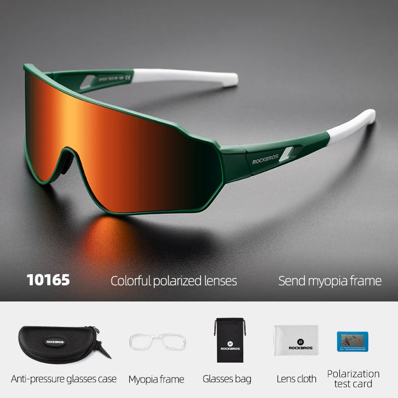 ROCKBROS 10161 Cycling Glasses Photochromic Polarized UV400 Sports Sunglasses