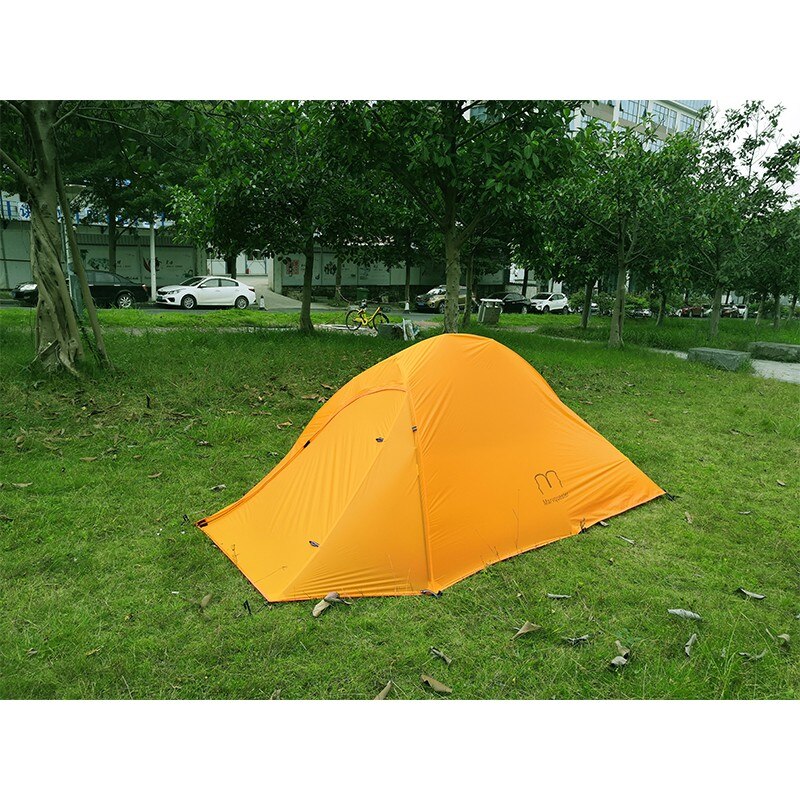 20D Nylon & Carbon Fiber Pole Silicone Coated Waterproof 2 Persons Double-layer Ultralight