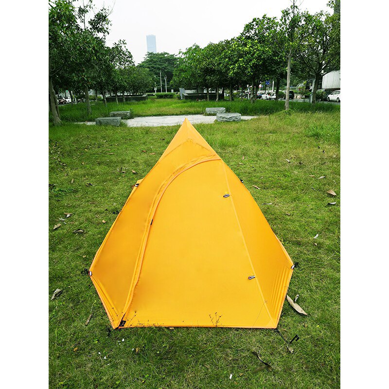 1.26KG 20D Silicone Coated Nylon And Carbon Carbon Fiber Pole Double-layer Ultralight UL 2 Persons