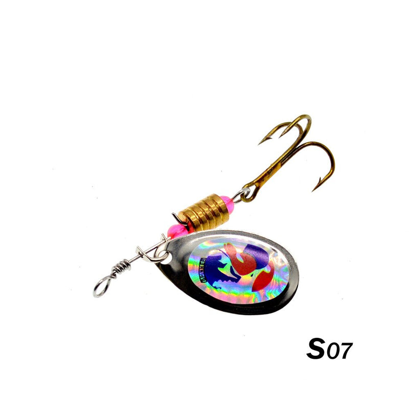 10 Colors Peche Spinner Fishing Lures Wobblers CrankBaits Jig Shone Metal Sequin Trout Spoon With Hooks for Carp Fishing Pesca