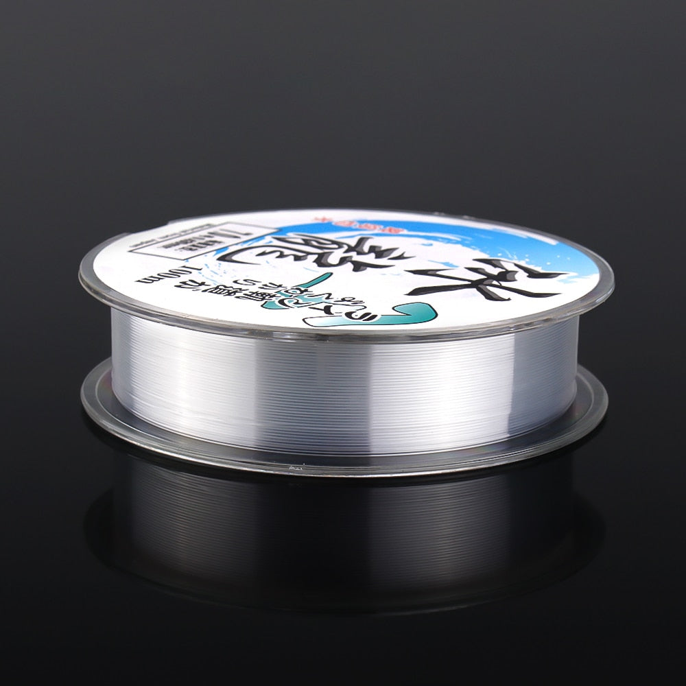 100M Nylon Fishing Line Monofilament Japanese Material for Saltwater Carp Fishing Fluorocarbon